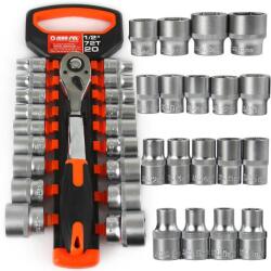 TMN Gola készlet 1/2" 19 db 8-32mm (M58205)