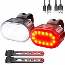 Dexxer Újratölthető LED kerékpár lámpa készlet (MBX-2425)
