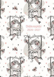 TopTimer Diáknaptár, 2026/2027 tanév, B6, heti, TOPTIMER "Hintázó kislány (27D100J-00D)