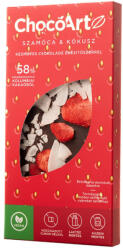  Choco Artz Choco Artz Szamóca & kókusz csokoládé kókusztejjel - 70g - vegyesbolt