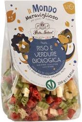 Pasta Natura Pasta Natura Tricolor Dinos tészta - bio - 250g - vegyesbolt