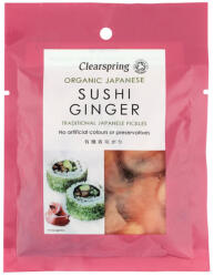  Clearspring Clearspring Sushi Gyömbér Savanyúság Japán - bio - 50g - vegyesbolt