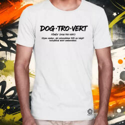 Magnolion Dogtrovert fekete férfi póló (28274)