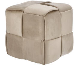 AdTrend Puf catifea bej 37 x 37 x 37 cm (120775)