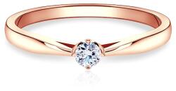 SAVICKI Inel de logodnă SAVICKI: aur roz, diamant - savicki - 3 289,00 RON