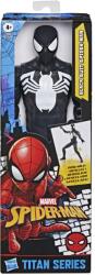 Hasbro Figurina Spider-Man cu costum negru, Titan Series Hasbro, 30, 5 cm (G2716_G2860) Figurina