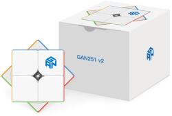 GANCUBE Cub 2x2 GAN 251 V2 nemagnetic pentru speedcubing, usor si rapid (GAN963725)
