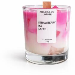 Atelierul cu Lumanari Lumânare parfumată „Strawberry Ice Latte
