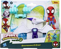 Hasbro Set figurine Marvel Spidey Dino-Webs Ghostasaurus si Spidey Hasbro (F9482_G0123) Figurina