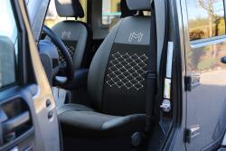 POK-TER Huse auto realizat la dimensiunile cerute Motive (material textil + piele ecologică) TOYOTA COROLLA X (2007-2014)