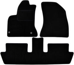 J&J Automotive Covorase auto dedicate din velur pentru Citroen C4 Picaso 2006-2013 (3 buc. )