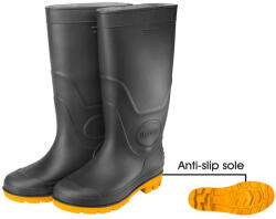 INGCO Cizme din cauciuc antiderapante, negre (SSH092LYB.43)