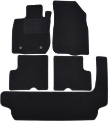 J&J Automotive Covorase auto dedicate din velur pentru Dacia Logan MCV 2006-2012 (7 locuri) (5 buc. )