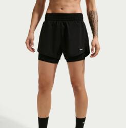 Nike W One Dri-Fit 2-in-1 Shorts 3 XS | Femei | Pantaloni scurți | Negru | DX6016-011