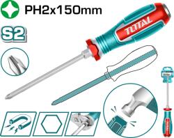 TOTAL Surubelnita impact TOTAL PH2x150 mm din otel S2, varf magnetic (TGTPH2150) Surubelnita