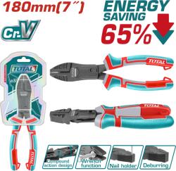 TOTAL Cleste multifunctional TOTAL 180 mm din Cr-V, cu reducere efort 65% (THTC510706) Cleste