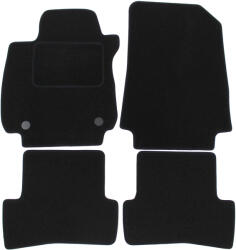 J&J Automotive Covorase auto dedicate din velur pentru Renault Clio IV 2012-2019 (4 buc. )
