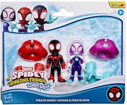 Hasbro Set 2 figurine Spidey Water Webs Ghost-Spider si Spin cu accesorii (G0662_G1462) Figurina