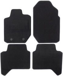 J&J Automotive Covorase auto dedicate din velur pentru Ford Ranger T6 2013- (4 buc. )