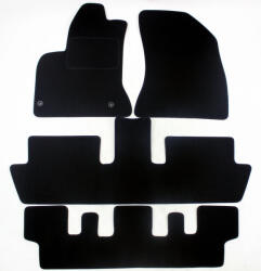 J&J Automotive Covorase auto dedicate din velur pentru Citroen C4 Grand Picasso 2006-2013 (7 locuri) (4 buc. )