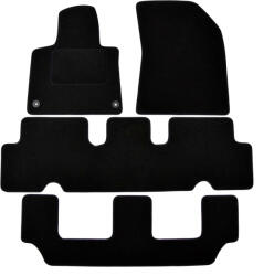 J&J Automotive Covorase auto dedicate din velur pentru Citroen C4 Grand Picasso 2013- 7m (7 locuri) (5 buc. )