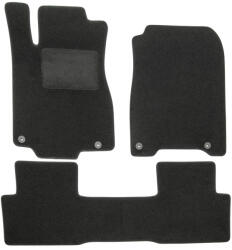 J&J Automotive Covorase auto dedicate din velur pentru Honda Cr-V 2012-2016 (3 buc. )