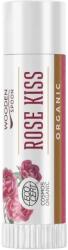 Wooden Spoon Bio ajakbalzsam - Rose kiss 4, 3 ml - egeszsegbolt
