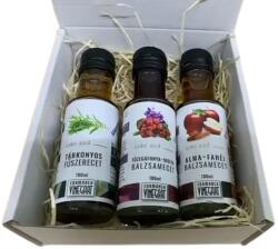 Formanek Vineg'art Áfonya-ibolya balzsamecet + Tárkonyos fűszerecet + Alma-fahéj balzsamecet Gourmet csomag - egeszsegbolt