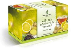 Mecsek Tea Mecsek Zöld tea gyömbérrel és citrommal 20 x 2g - egeszsegbolt
