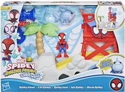 Hasbro Set de joaca Marvel Spidey Insula lui Spidey cu figurina si accesorii (G0665) Figurina
