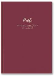 TopTimer Tanári zsebkönyv, 2026/2027 tanév, A5, heti, TOPTIMER, málna (27P100C-E06) - papir25