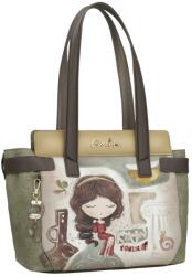 Anekke MUSE közepes, húzott oldalú shopper divattáska 42702-389 - minosegitaska