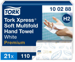 Tork Xpress Soft Multifold Premium H2 fehér 2 rétegű 21 db (100288)