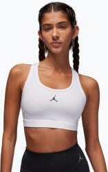 Jordan Biustonosz treningowy Nike Jordan Sport Medium Support Jumpman white/stone mauve/black