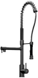 Steinberg 100 - Baterie chiuvetă cu braț flexibil și duș, gun metal periat 100 1480 BGM (100 1480 BGM)