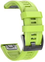 Cellect Garmin Fenix 7/7 Pro/5/6 curea silicon, 22 mm, Verde (CEL-STRAPFENIX722-GR)