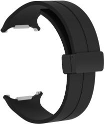 Cellect Samsung Galaxy Watch Ultra, curea siliconică magnetică, 24mm, Negru (CEL-STRAP-WATCH7U-BK)