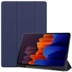 Cellect Samsung Tab S7 Plus husă cu suport pentru stylus, Albastru (T970/T975 12.4 inch) (TABCASE-SAMS7PPEN-BL)