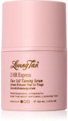 Loving Tan 2 HR Express ser autobronzant pentru fata culoare Medium 30 ml