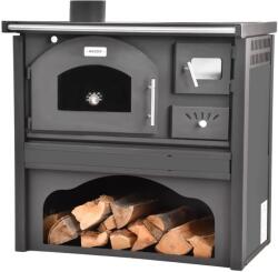 Hecht VULCANUS GREY fatüzelésű kályha, 6kW, 850x520x890 mm (HECHTVULCANUSGREY)