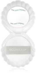 EcoTools Sea Gems Pearl Puff + Case kozmetikai tükör púderpamaccsal