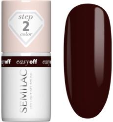 Semilac Easy Off Step 2 unghii cu gel folosind UV / lampă cu LED culoare Marrom Choco 7 ml