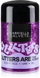 Gabriella Salvete Glitters Are The Answer Arc és test csillám árnyalat Violet 10 ml
