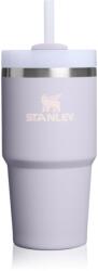 Stanley Quencher H2. O FlowState Tumbler pahar din oțel inoxidabil cu pai mic Purple Dust 590 ml