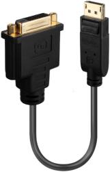 Lindy DisplayPort 1.2/1.2a DVI-D Átalakító Fekete 15cm 41004 (41004)