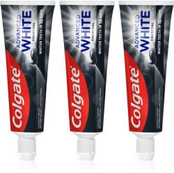 Colgate Advanced White Charcoal fogfehérítő fogkrém faszénnel 3x75 ml