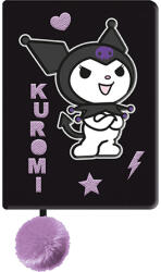 St. Majewski Kuromi kulcsos napló - A/5 - 96 lapos - fekete (693922) (693922)