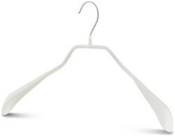 MAWA Bodyform Csúszásmentes vállfa, fém, fehér, 5 db