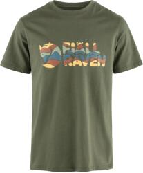 Fjall Raven Multicolor Logo T-shirt M férfi póló M / zöld
