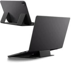 Spigen - Slim Fold Laptop Állvány LD201-S8 (AMP11117) - Összecsukható, Vékony, Stabil, Csúszásmentes, Ragadásmentes, Akár 16"-ig - Fekete